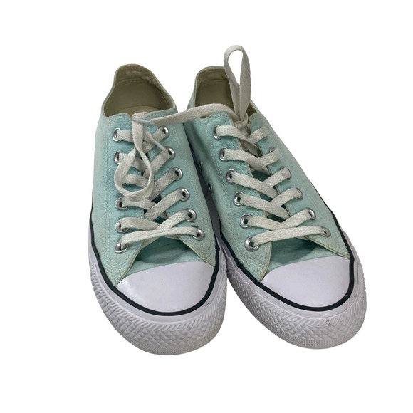 Converse CHUCK TAYLOR All Star Low Top Canvas Green Shoes Size Mens 5 Womens 7 - Picture 9 of 9